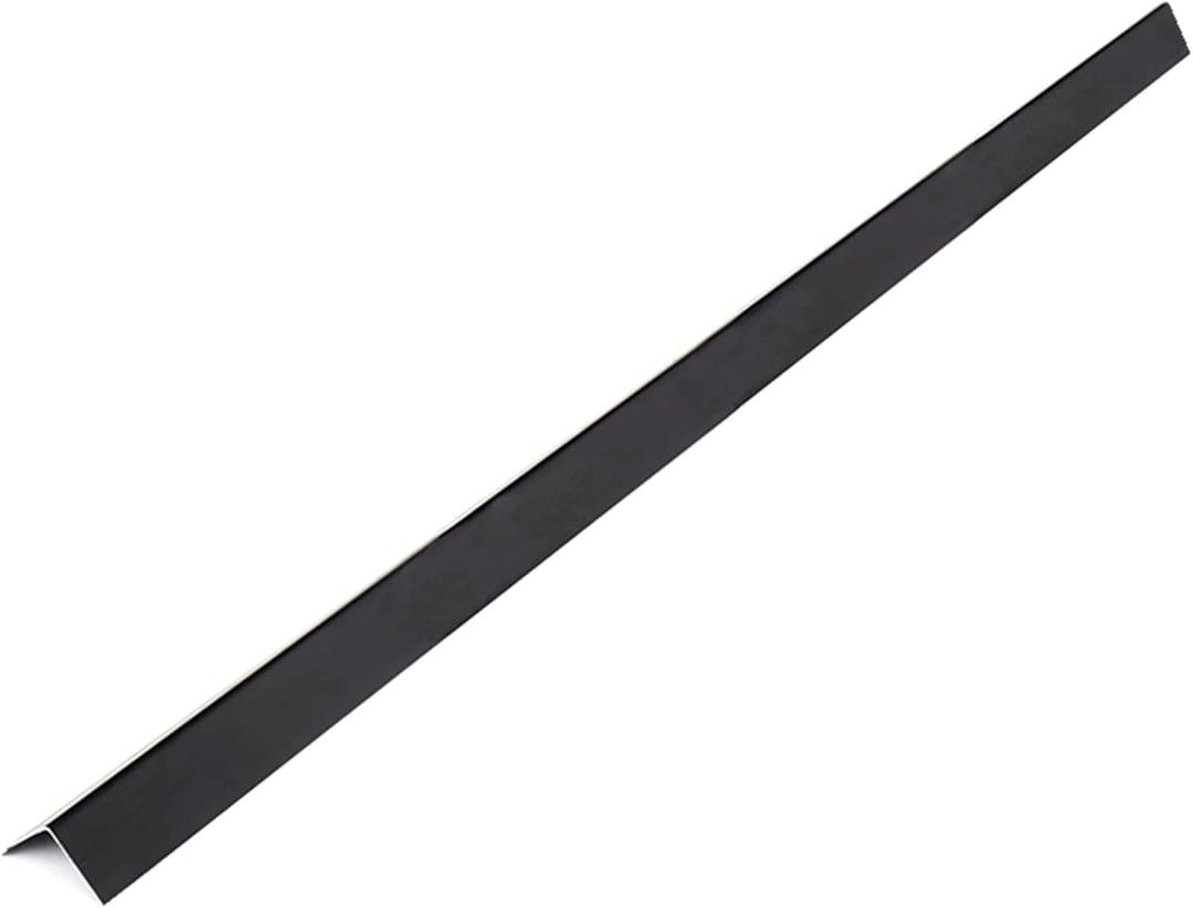 Aluminium Alloy Metal Corner Guards 10 Pcs Wall Corner Protector 1.2" x 1.2" x 48" Wall Corner Protection Decoration Black Pack of 10 Corner Guards 20 Ga/1 mm Thickness