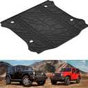 KIWI MASTER Cargo Mat for 2007-2018 Jeep Wrangler JK, OEM Replacement 82213184, Custom Fit All Weather Rear Cargo Liner, Heavy Duty TPE Tray Trunk Mat, Black