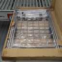 APEXCHASER Clothes Drying Rack with High Hanger, Foldable 3-Level Drying Racks with Shoe Rack, Crossbar and Vertical Rod Laundry Stand with Adjustable Wings Silver