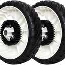 115-4695 Lawn Mower Rear Wheels Replaces Toro 115-4695 138-3216 - Drive Wheel Plastic Gear Assebmly 8" Compatible with 20332 20333 20334 22" Recycler Push Lawn Mower - 2 Pack