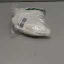 Missufe Women's Round Neck Ruffle Flutter Sleeve Slim Fit Ribbed Knit Casual Summer Bodysuit Tops (Large, White)