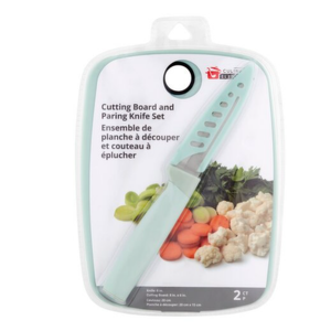 Jacent Culinary Elements Cutting Board and Paring Knife Set, 2 count