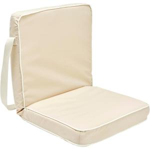SUNNYLiFE Take Anywhere Folding Chair, Outdoor Portable Lounging Seat, 6 Adjustable Reclining Settings, Steel Frame, Polyester Fabric, Water Resistant, 38.19 x 19.69 x 3.15 inches, 1.82 lbs, Oyster