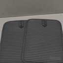 KitchenAid Ribbed Soft Silicone Pot Holder 2-Pack Set, Charcoal Grey, 7"x9"