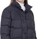 WULFUL Girl’s Winter Puffer Jacket Lightwight Warm Coat Short, 9-10 Years