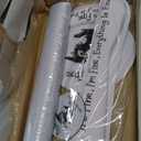 LIMKRIAN Desk Mat Set, Large Gaming Mouse Pad with Wrist Rest, Ergonomic Mouse Pad Keyboard Mat Wrist Support, Cup Coaster, Home Office Desk Accessories Decor Supplies, Funny Black Cat