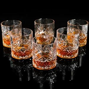 Old Fashioned Whiskey Glasses Set 11 oz, Crystal Glass Whiskey Glasses with Luxury Box Rocks Barware Lowball Glass for Bourbon, Scotch Whisky, Cocktails, Cognac, Liquor Drinking, Men Gift (3 Pack)