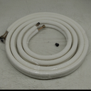 Mini Split Line Set 1/4" & 1/2" Insulated Copper Aluminum Line Set -16FT Copper Aluminum Pipes,Mini Split Air Conditioner (1/4+1/2)