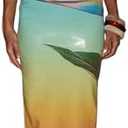 Owl's-Yard Women Sexy Maxi Dress Y2K Spaghetti Strap Floral Print Low Cut Backless Slim Fit Sequins Long Cocktail Dress XL