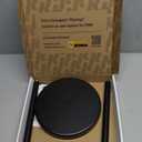 KES Bathroom Toilet Paper Holder Stand Modern Tissue Roll Holder SUS304 Stainless Steel Rustproof Freestanding 20.2" H, Matte Black BPH283S1-BK