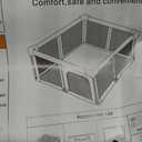 Foldable Baby Playpen with Mat, 71x59 Foldable Play Pen for Babies and Toddlers, Baby Playpen with Portable Design, Collapsible Play Yard for Fence Indoor and Outdoor