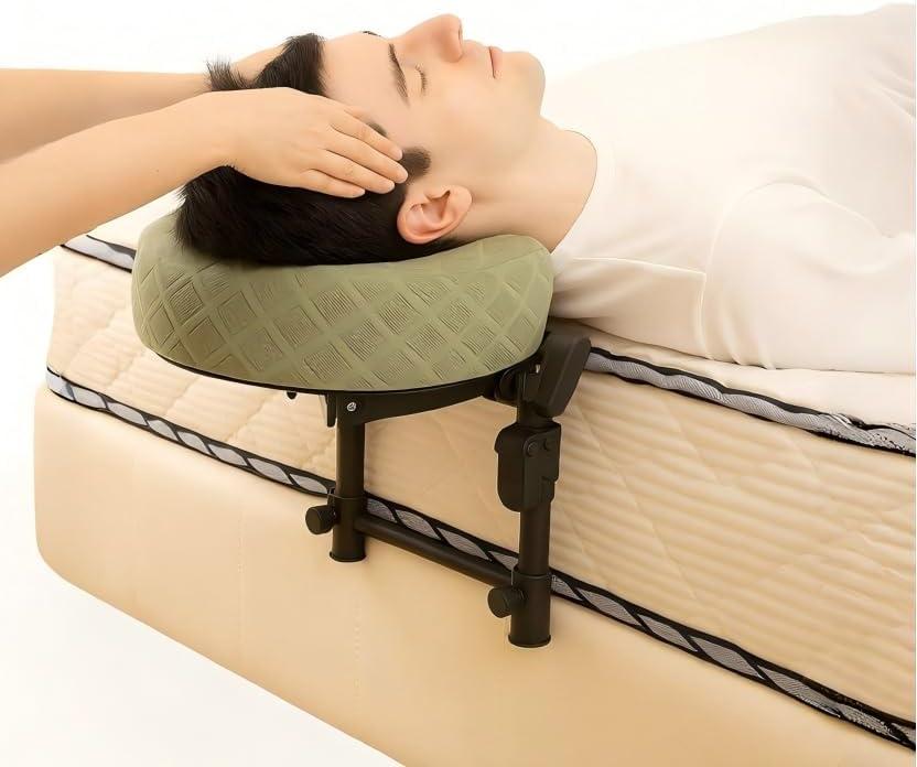 Massage Headrest for Bed, Adjustable Massage Face Cradle at Home, Portable Massage Table Kit for Sleeping Mattress, Face Down Pillow After Eye Surgery (Basic Set)
