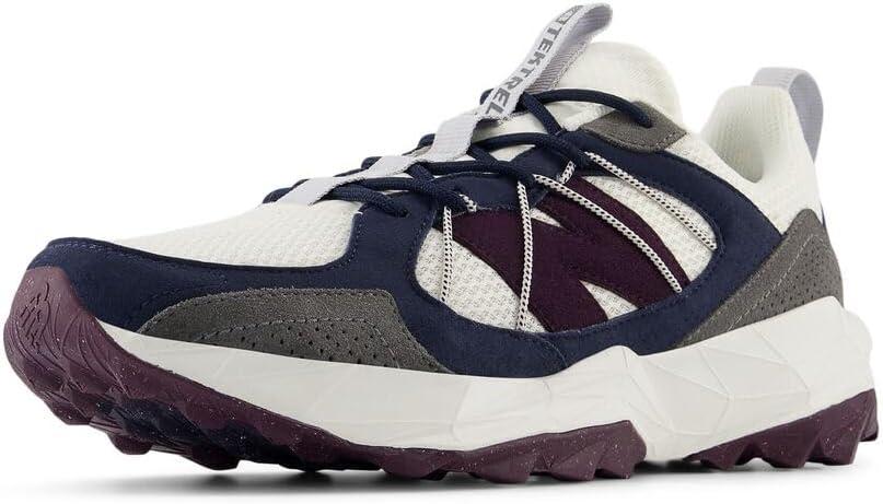 New Balance Men's DynaSoft TEKTREL V1 Suede Trail Running Shoe, Midnight/Sea Salt/Castlerock, 11 W