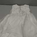 Uhnice Flower Girl Dress Satin Ball Gown for Wedding Party with Bowknot Size 6x