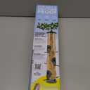 Bird Feeders for Outdoors (Green) Squirrel Proof Hanging Bird Feeder with Locking Lid & Adjustable Hanger, Chew-Proof, Weather Resistant 15 Inches 6 Port