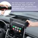 RUNROAD Dashboard Organizer Tray Compatible with Toyota Corolla 2019-2026 and Corolla Cross 2022-2026 Accessories, Dash Board Behind Screen Storage Box Coin Holder (ONLY Fit 8-inch Touch Screen)