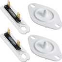 8577274 Dryer Thermistor and 3392519 Dryer Thermal Fuse by Seentech - Exact Fit for Whirlpool Kenmore May-tag Inglis - Replace 8577274 3390292 3406294 3976615 772546 AP3919451 AP601351 (Pack 2)