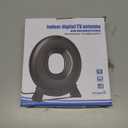 TV Antenna Indoor for Local Channels, 2025 Long Range Antenna for Smart TV 360 Reception,Digital TV Antenna for All Smart/Old TVs, Supports 4K 1080P HD VHF UHF