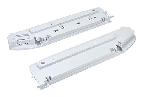 Whirlpool W11197396 Genuine OEM Refrigerator Drawer Support Rails Replacement Part - Replaces W10166677, W10165883, WPW10166677, and more