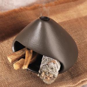 Palo Santo Holder Ceramic Palo Santo Holder Burner for Palo Santo Sticks Scent Wood Stand and Ash Catcher for Yoga Meditation Room Home Decor