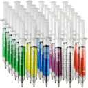 TIHOOD 36PCS Syringe Pens Retractable Fun Multi Color Novelty Pen for Nurses, Nursing Student School Supplies, Birthdays, Stocking Stuffers and Party Favor Gifts