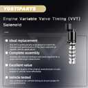 Engine Variable Valve Timing solenoid VVT Compatible with Sonata Elantra Optima Accent Soul Rio Tucson Forte Veloster Attitude Elantra GT Kona Forte Koup Forte5 Seltos 1.6L 243552B700 TS1114