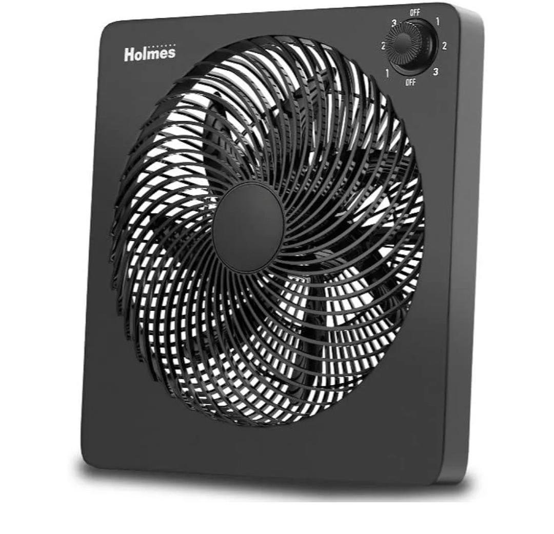 Holmes Battery & AC Powered Fan 10" Blade 78hrs on Battery with Head Tilt (2140549) Holmes Battery & AC Powered Fan 10" Blade 78hrs on Battery with Head Tilt (2140549)
