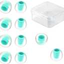 5 Pairs KBEAR 07 Ear Tips, KINBOOFI Silicone IEM Eartips, KZ Earbuds Eartips for KZ ZST ZS10 PRO AS10 ZSN ZSN ZSN PRO X ZSN PRO ZAR ZS10 PRO X Wired Headphone (Blue,M+/M+/M+,5 Paris)