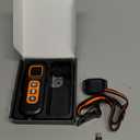 Ultra-Small Dog Shock Collar for 5-15 Pound Small Dogs - 1900Ft Range,Training Collar with Remote Control,3 Training Modes Beep,Vibration,Safe Shock, Waterproof Rechargeable E-Collar (Orange)