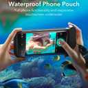 ESR Waterproof Phone Pouch for iPhone 15 Pro Max /14 Pro Max, Underwater Touch Sensitivity, IPX8 Floating Waterproof Cellphone Case with Lanyard, Dry Bag for Snorkeling, Black