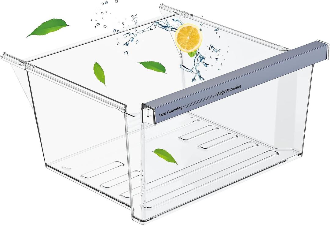 W11162443 W11046494SxS Replacement for refrigerator freshness drawer Compatible with Whirlpool, Maytag Refrigerator. W11162443 Crisper Replace for whirlpool, refrigerator drawer
