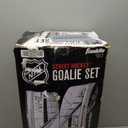 Franklin Sports NHL Kids Street Hockey Goalie Pads Set - Kids Hockey Training Equipment - Includes Block Pad, Catch Glove, and Goalie Pads, Large-X-Large