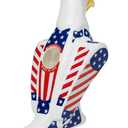 Freedom Funnel  Patriotic Eagle Beer Funnel with American Flag Design  60oz Capacity and Smooth, Fast Pour  Made in USA  Durable, Washable Plastic  Patriotic Party Starter