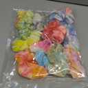 Velvet Hair Scrunchies for Girls and Women, Premium Elastic Tie-Dye Scrunchies and Ponytail Holders - 12 Colors