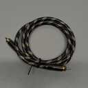 TODN HiFi Digital Coaxial Audio Cable for Audiophile 75-Ohm SPDIF Coax with O-C-C Core, Dual Shielded, 24K Gold-Plated Plug (3ft /1m)