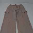 HeSaYep Women's Fleece Lined Sweatpants Winter Warm Wide Leg Sweat Pants Baggy Casual Pants with Pockets (Khaki)