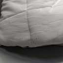 Reversible Lightweight Microfiber All Season Comforter Blanket, 98"x120", White
