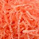 1LB Crinkle Cut Paper Shred Filler for Gift Box Bag and Basket On Holidays(Peach)