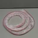 Nuanchu 2 Pcs Clear Vinyl Angled L-Type Seal Strip with Pre-Applied Self Adhesive Backing Bathroom Threshold Water Strip Shower Door Seal Strip for Gap Less Than 11/16-73 Long Frameless Shower Door