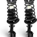 Rear Shock Absorber w/Coil Spring Complete Struts Assembly Fit for 1993-2002 Toyota Corolla Sedan ONLY, for 1998-2002 Chevy Prizm 1993-1997 Geo Prizm, for 3 or 4 Bolt Holes Replace for 171953 171954