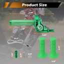 Mini Bike Throttle Kit with Cable Throttle Assembly CNC Quick Action Twist Throttle Compatible with 7/8" Handlebars 50cc-250cc Dirt Pit Bike Mini Bike ATV Motorcycle (Green)