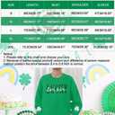 St Patricks Day Sweatshirt Women Shamrock Sweater Notre Dame Shirts Clover Top Irish Gift Long Sleeve Pullover (Green, XXL)