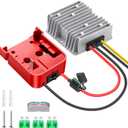 18V to 12V Step Down Converter for Milwaukee M18 Battery, DC Voltage Reducer Transformer 12V 20A 240W Buck Converter Power Wheel Battery Adapter with Over Discharge Protection, Switch and Fuse