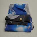 Happy 16th Birthday Decorations,16th Blue & Silver Balloon Large Birthday Banner Backdrop Sign,Cheers to Sixteen Years Old Bday Party Supplies.