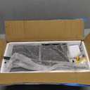 WOPITUES Floating Shelves for Wall with Cube Shelf, Wall Shelves with Metal Rail for Bathroom Decor, Bathroom Organizers and Storage, Over Toilet Shelves for Toilet Paper-Black (15.7 inch)