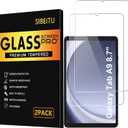 SIBEITU 2 Pack Screen Protector for Samsung Galaxy Tab A9 2023, 8.7 Inch HD Clear 9H Hardness Tempered Glass Film for Galaxy Tab A9, Scratch Resistent, Touch Sensitive, No Air Bubbles