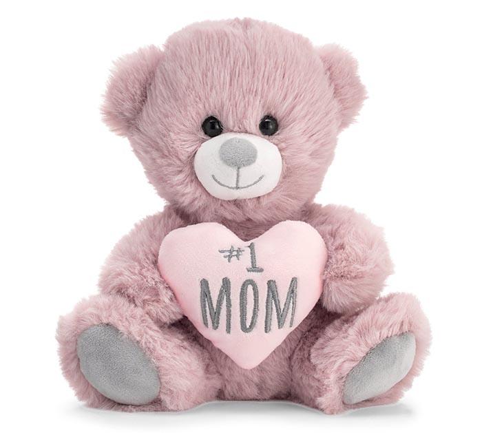 Plush 7" #1 Mom Pink Bear 