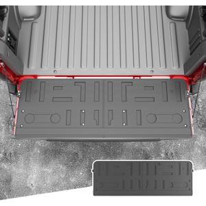 Xipoo Tailgate Liner Compatible with 2021 2022 2023 2024 2025 Ford F150 Tailgate Protector TPE Tailgate Mat Replacement for 2021-2025 Ford F150 Accessories (Tailgate Mat)