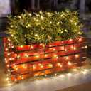 Lomotech Christmas Net Lights - 6ft x 4ft 150 Count Incandescent Mesh Lights, Connectable UL Certified Waterproof Bushes for Christmas, Trees, Shrubs, Garden Outdoor Decorations (Warm White)