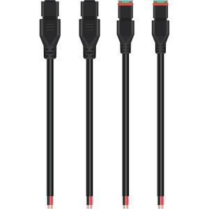 2 Sets Deutsch DT 2 Pin Male Female Wiring Harness Connectors Adapters Replacement Universal for Retrofit LED Light Bar LED Work Fog Light DIY Kit